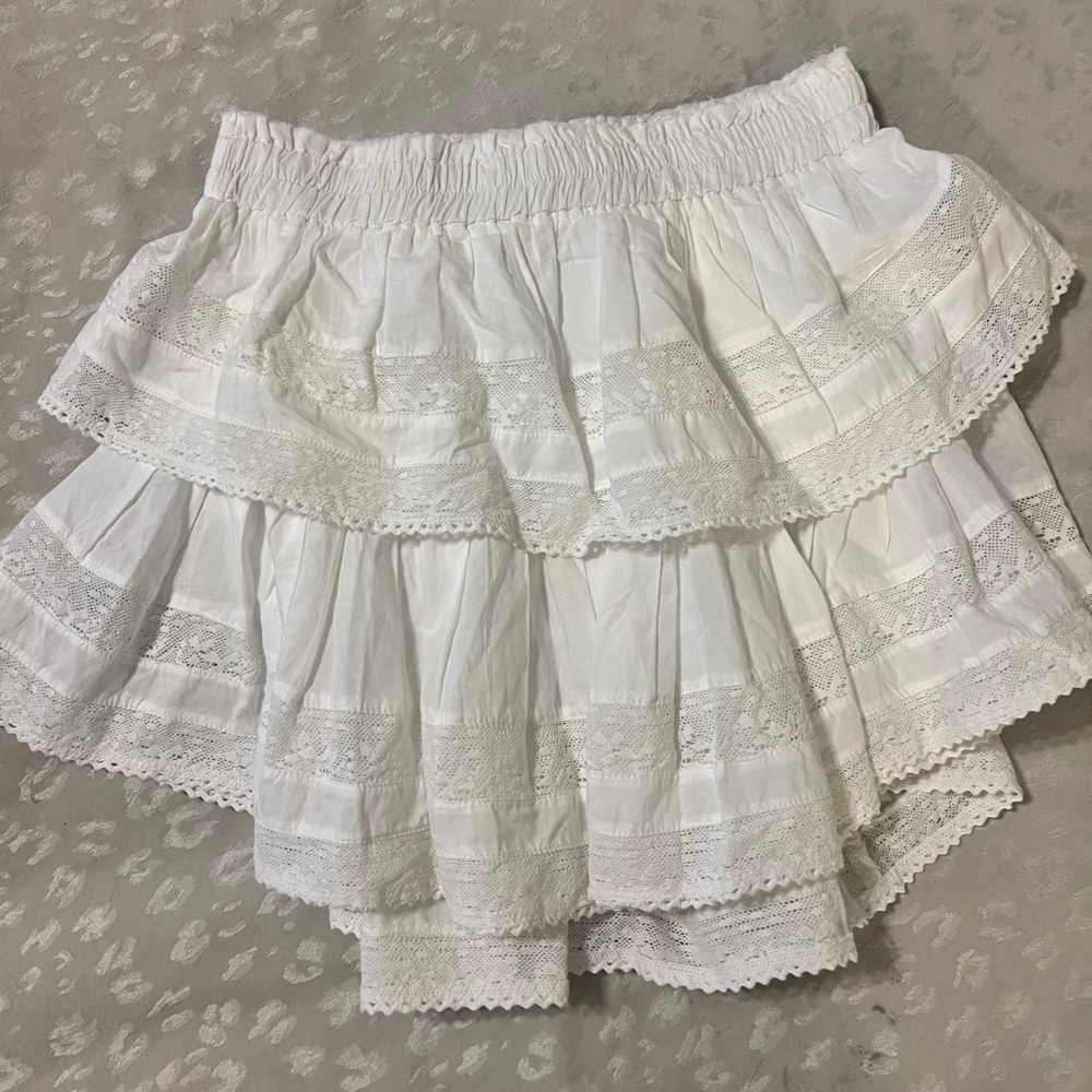 Love shack fancy ruffle skirt